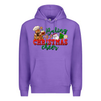Purple Baking Christmas cheer Premium Hoodie - NancyCooperArtShop