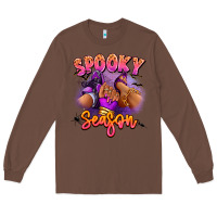 Chestnut Spooky season sneaker and heel afro woman Long Sleeve Tee - RanaPortraitStore