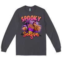 Smoke Spooky season sneaker and heel afro woman Long Sleeve Tee - RanaPortraitStore