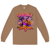 Toasted Coconut Spooky season sneaker and heel afro woman Long Sleeve Tee - RanaPortraitStore