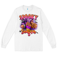 Spooky Season Sneaker And Heel Afro Woman Long Sleeve Tee | Teevron