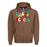Chestnut happy last day of school Zipper Hoodie - texasbilliewilder