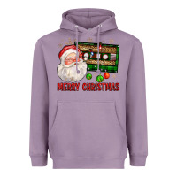 Lavender Merry christmas santa cassette Heavyweight Hoodie - FaDigitalArtStudio