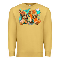 Antique Gold rn registered nurse Premium Sweatshirt - AdoDesignShop