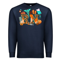 Navy rn registered nurse Premium Sweatshirt - AdoDesignShop