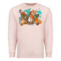 Pale Pink rn registered nurse Premium Sweatshirt - AdoDesignShop