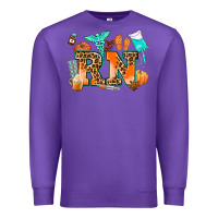 Purple rn registered nurse Premium Sweatshirt - AdoDesignShop