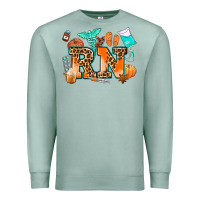 Seafoam rn registered nurse Premium Sweatshirt - AdoDesignShop