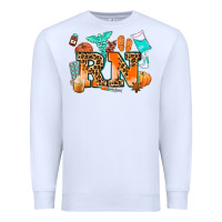 White rn registered nurse Premium Sweatshirt - AdoDesignShop