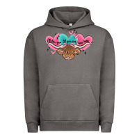 Pigment Tornado western cow and heart Urban Hoodie - MaliasSmallBusiness