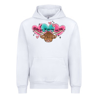 White western cow and heart Urban Hoodie - MaliasSmallBusiness