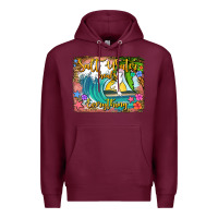 Burgundy salt water heals everything Premium Hoodie - Jasminsmagicworld