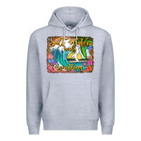Heather Grey salt water heals everything Premium Hoodie - Jasminsmagicworld