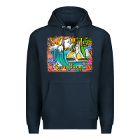 Navy salt water heals everything Premium Hoodie - Jasminsmagicworld