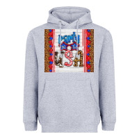 Heather Grey party in the usa Heavyweight Hoodie - HRA Design Shop
