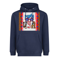 Navy party in the usa Heavyweight Hoodie - HRA Design Shop