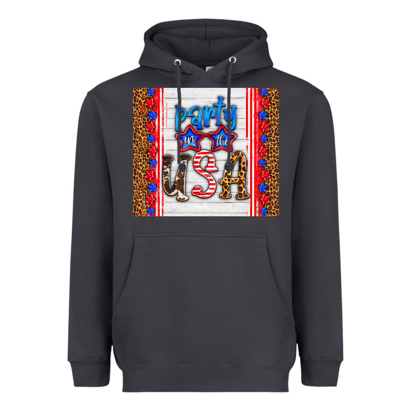 Party In The Usa Heavyweight Hoodie by HRA Design Shop | Teevron