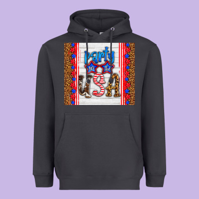 Party In The Usa Heavyweight Hoodie Designed By Hra Design Shop