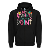Black my students are on point Zipper Hoodie - Zillion Design Studio