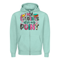Seafoam my students are on point Zipper Hoodie - Zillion Design Studio