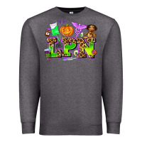 Charcoal Heather lpn halloween nurse with Premium Sweatshirt - AdoDesignShop