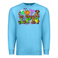Ocean Blue lpn halloween nurse with Premium Sweatshirt - AdoDesignShop