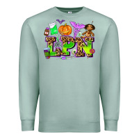 Seafoam lpn halloween nurse with Premium Sweatshirt - AdoDesignShop