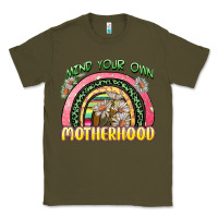 Army Green mind your own motherhood Classic Tee - Zillion Design Studio