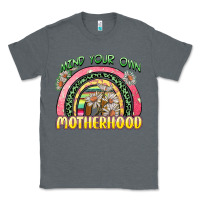 Charcoal Heather mind your own motherhood Classic Tee - Zillion Design Studio