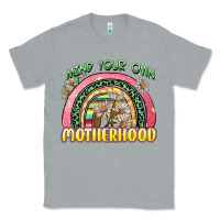 Heather Grey mind your own motherhood Classic Tee - Zillion Design Studio
