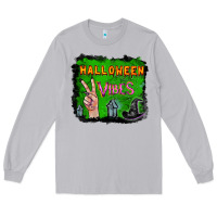 Moon Dust Watercolor Halloween Vibes Long Sleeve Tee - RanaPortraitStore