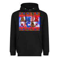Black america thunderbolt Heavyweight Hoodie - HRA Design Shop