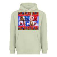 Matcha america thunderbolt Heavyweight Hoodie - HRA Design Shop