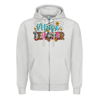 Dove Grey music teacher Zipper Hoodie - Zillion Design Studio
