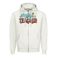 Oatmeal Heather music teacher Zipper Hoodie - Zillion Design Studio