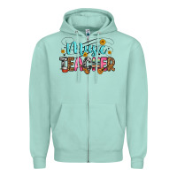 Seafoam music teacher Zipper Hoodie - Zillion Design Studio