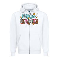 White music teacher Zipper Hoodie - Zillion Design Studio
