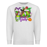 Oatmeal Heather lab tech halloween Premium Sweatshirt - AdoDesignShop