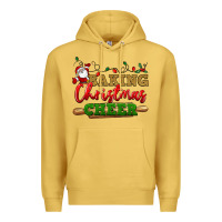 Antique Gold Baking Christmas cheer Premium Hoodie - NancyCooperArtShop