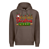 Coffee Baking Christmas cheer Premium Hoodie - NancyCooperArtShop