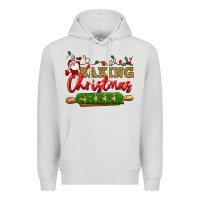 Dove Grey Baking Christmas cheer Premium Hoodie - NancyCooperArtShop
