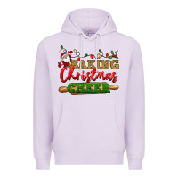 Lilac Baking Christmas cheer Premium Hoodie - NancyCooperArtShop