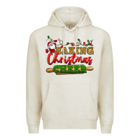 Oatmeal Heather Baking Christmas cheer Premium Hoodie - NancyCooperArtShop