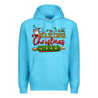 Ocean Blue Baking Christmas cheer Premium Hoodie - NancyCooperArtShop