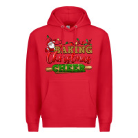 Red Baking Christmas cheer Premium Hoodie - NancyCooperArtShop