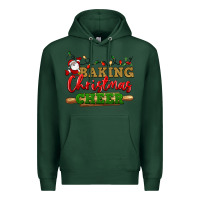 Sports Green Baking Christmas cheer Premium Hoodie - NancyCooperArtShop