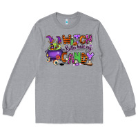 Heather Grey Witch better have my candy Long Sleeve Tee - RanaPortraitStore
