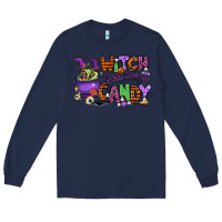 Navy Witch better have my candy Long Sleeve Tee - RanaPortraitStore