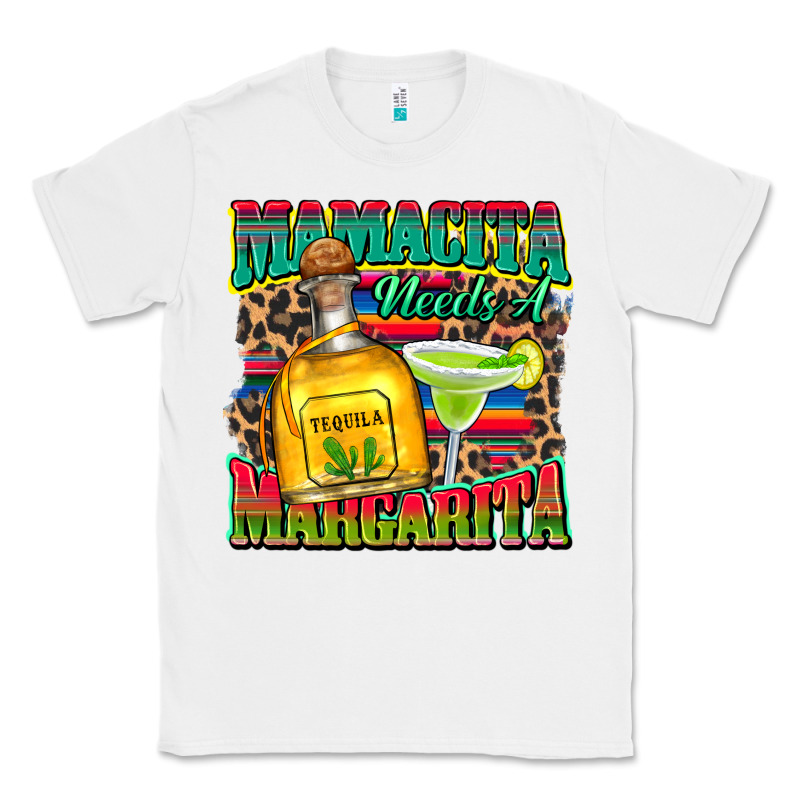 Mamacita Needs A Margarita Classic Tee by Zillion Design Studio | Teevron
