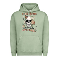 Pigment Oil Green being normal is painfully overrated Urban Hoodie - MaliasSmallBusiness